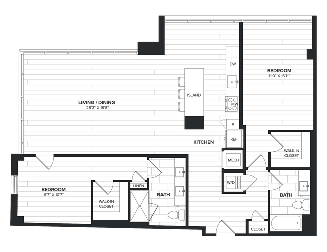 Floorplan - The Milton