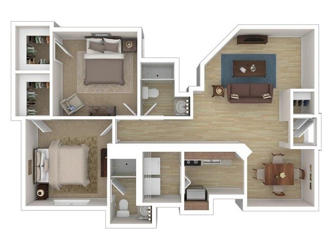 Floorplan - Ketring Park Apartments