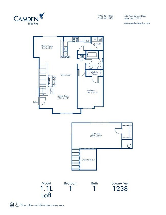 Floorplan - Camden Lake Pine