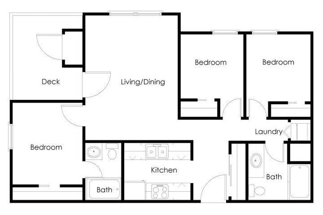 C3 floor plan Willamette Gardens - Willamette Gardens