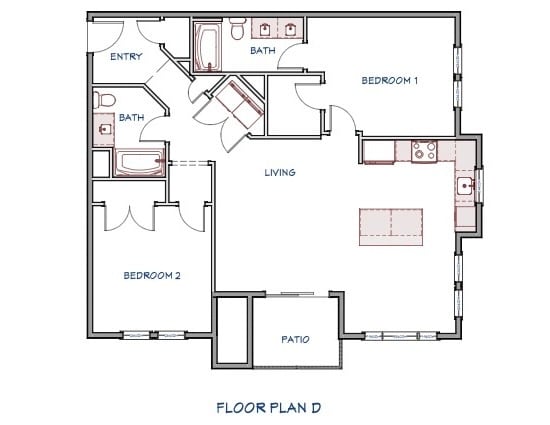 2 Bed/ 2 Bath Flagship - Kittyhawk Apartments II