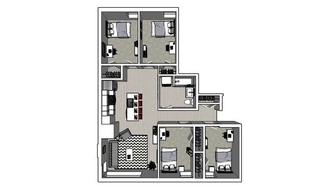 Floorplan - The Gem – Collegetown’s Hidden Treasure