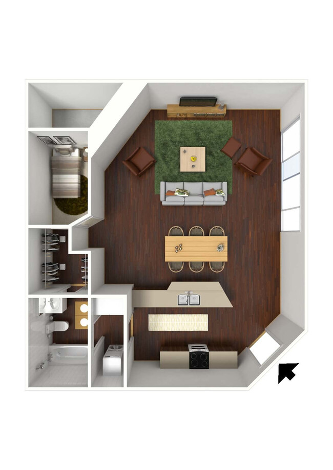 Floorplan - Village Square Apartments