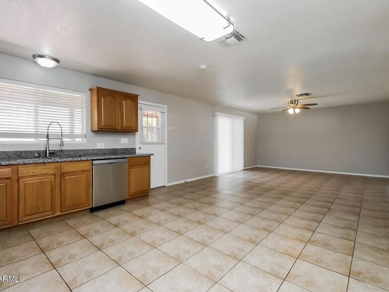 Kitchen to family room - 1323 E Carol Ave