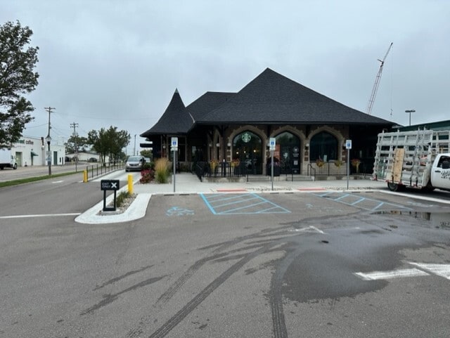 Starbucks down street - 322 Pere Marquette Dr