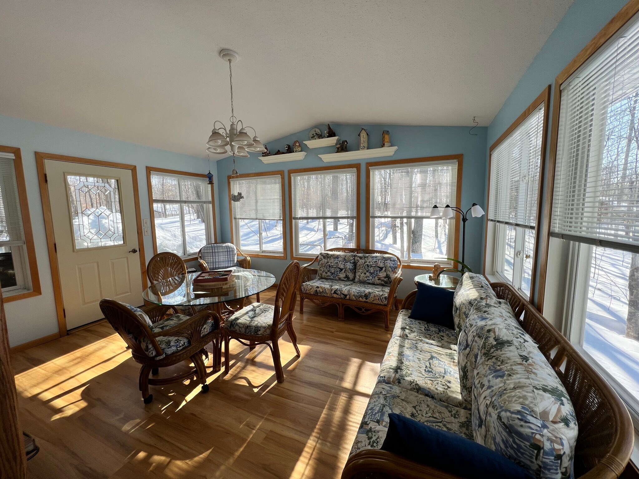 Main level four season porch - 38079 Dead Lake Rd