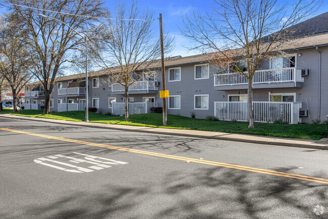 Street side view - La Loma Senior Apartments