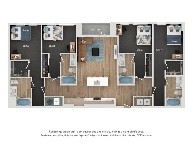 4 Beds 4 Baths D4.2 - Lumen on Ninth