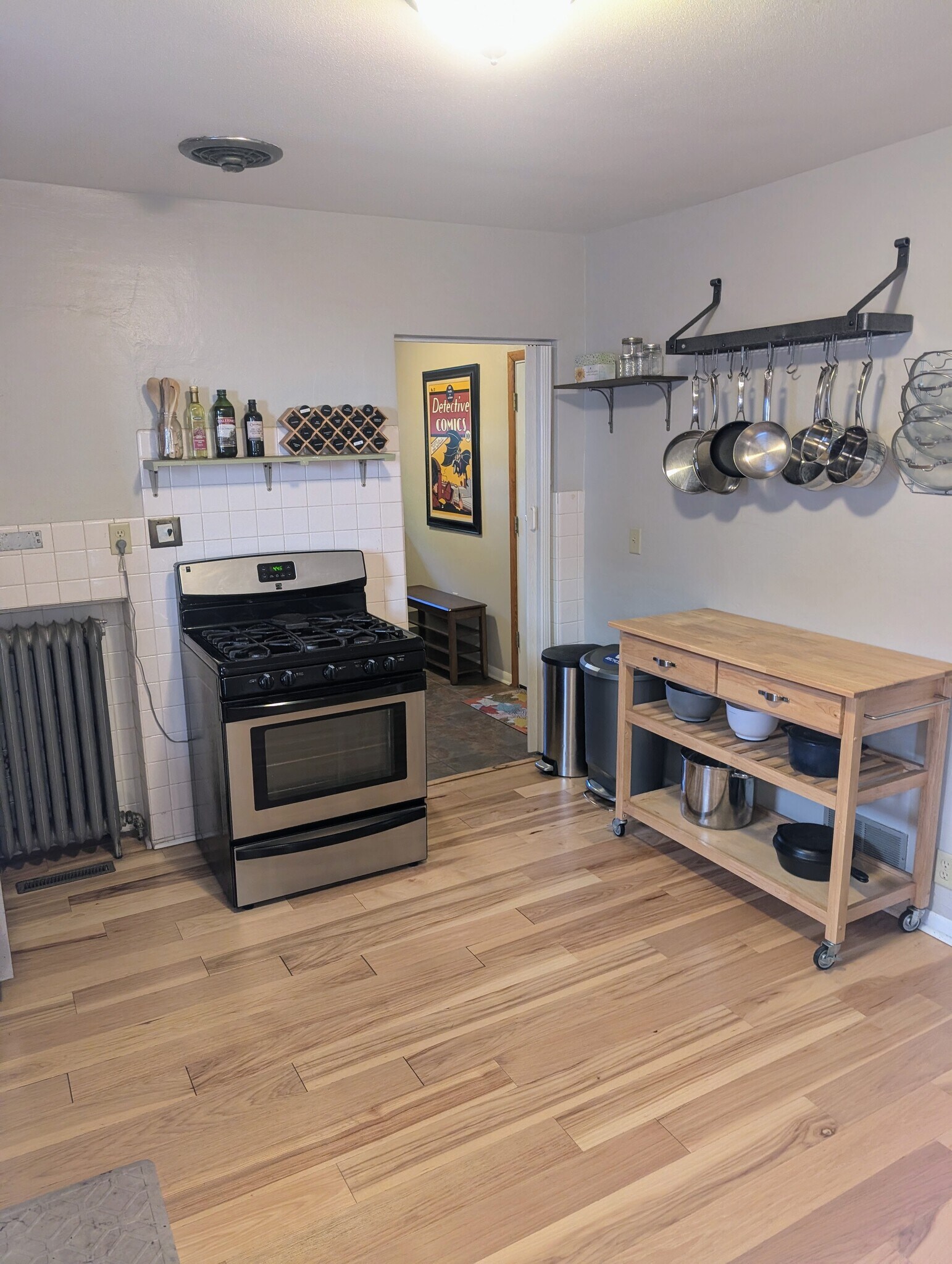 Kitchen - view to mudroom and laundry - 2421 Upham St