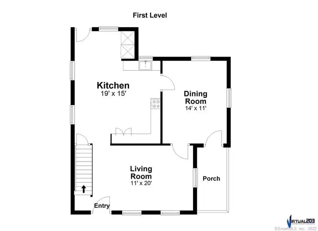 The Di ing room is set up as the 5th bedroom. The second bathroom is in the area next to the kitchen - 330 Reef Rd