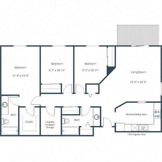 Floorplan - Park Place Apartment Community