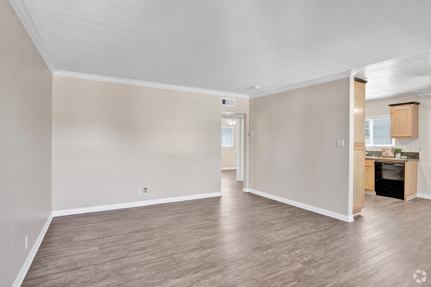 2BR, 1BA - 795SF - Living Room - Pointe Pacific Apartments