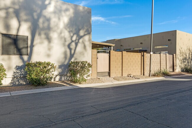 Gate to Backyard - 440 S Val Vista Dr