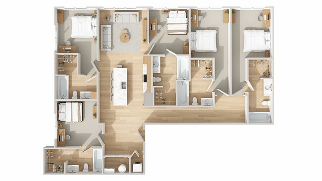 E1-Premium: 5BD | 5BA | 1627 SF - The Grayson