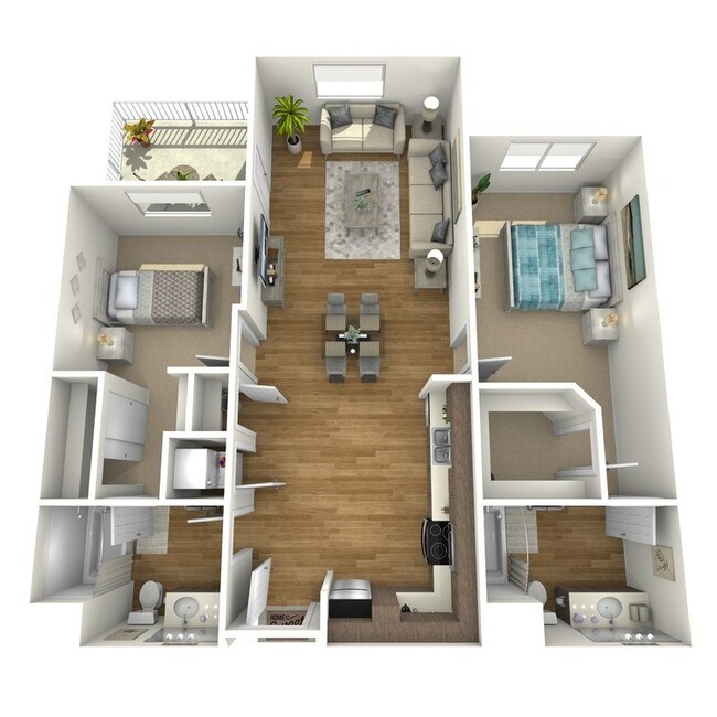 Floorplan - Oxnard Town Square 12