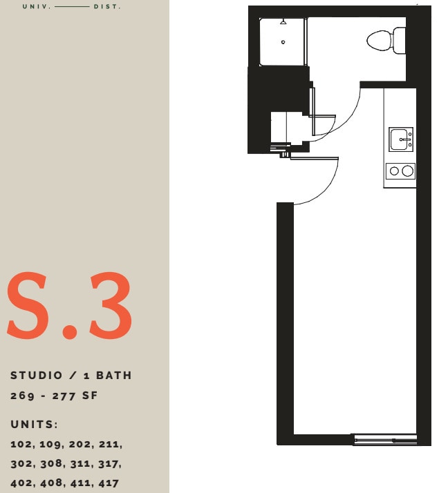 Floorplan - Clara Apartments