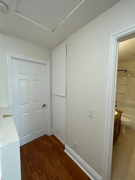 linen storage in upstairs hallway - 631 7th St