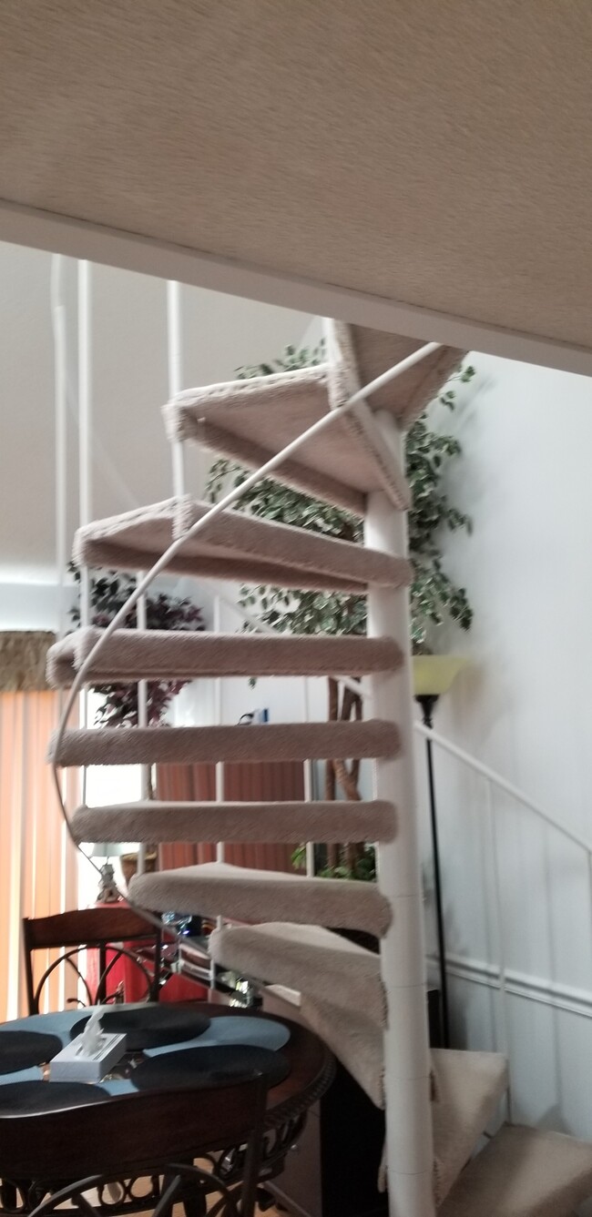 Stairs to upstairs bedroom - 1400 Deer Creek Rd