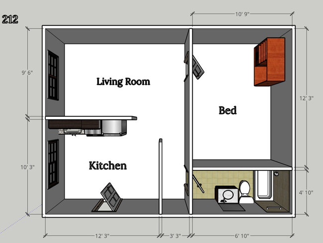 Floorplan - Close to UWRF and CVTC