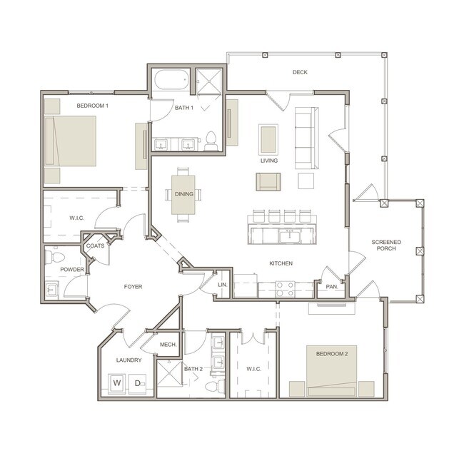 B3 floor plan WaterWalk at Shelter Cove Towne Centre - WaterWalk at Shelter Cove Towne Centre