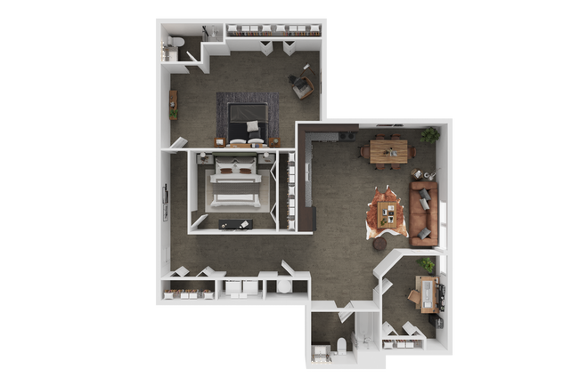 2x2 with Den - Cold Storage Lofts