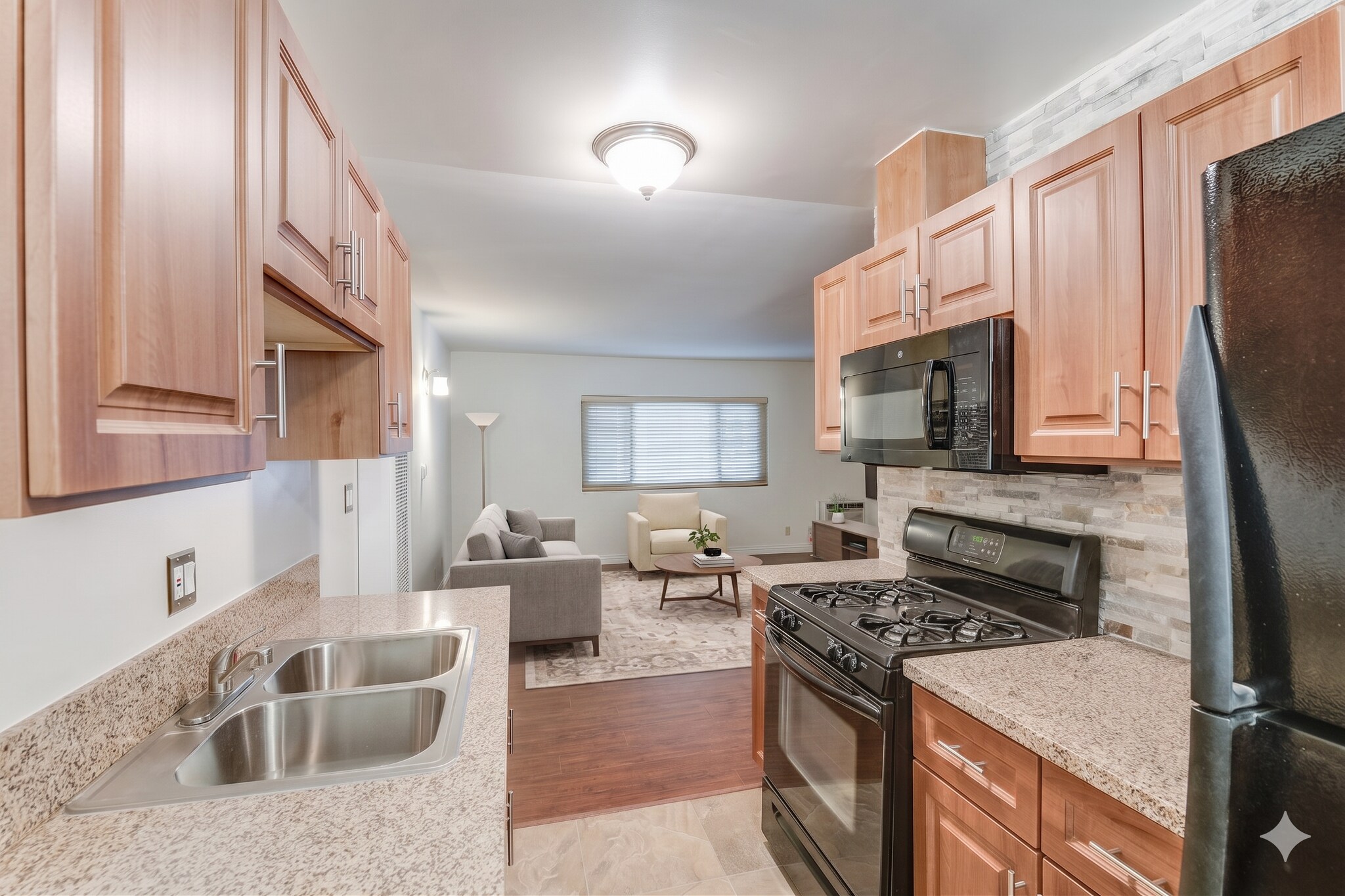 Kitchen and Living room View - 4311 Coldwater Canyon Ave