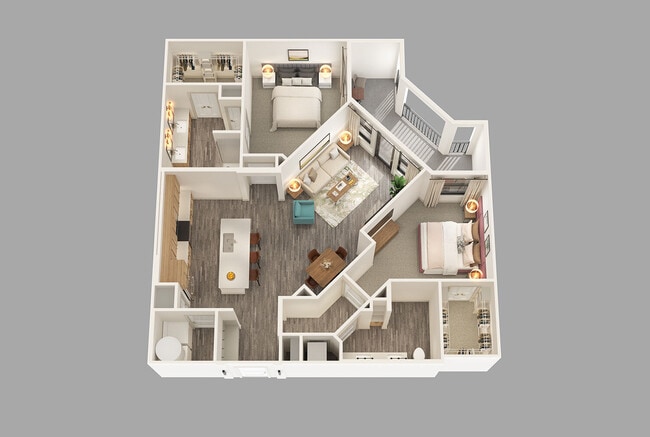 Floorplan - Seven17 Lehman