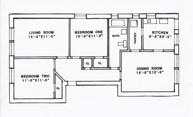 Floorplan - 437-59 W. Belmont Ave.