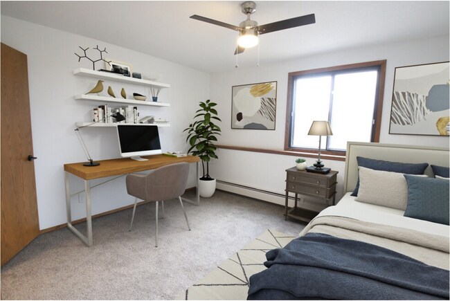 Virtual Staged Bedroom - The Preserve