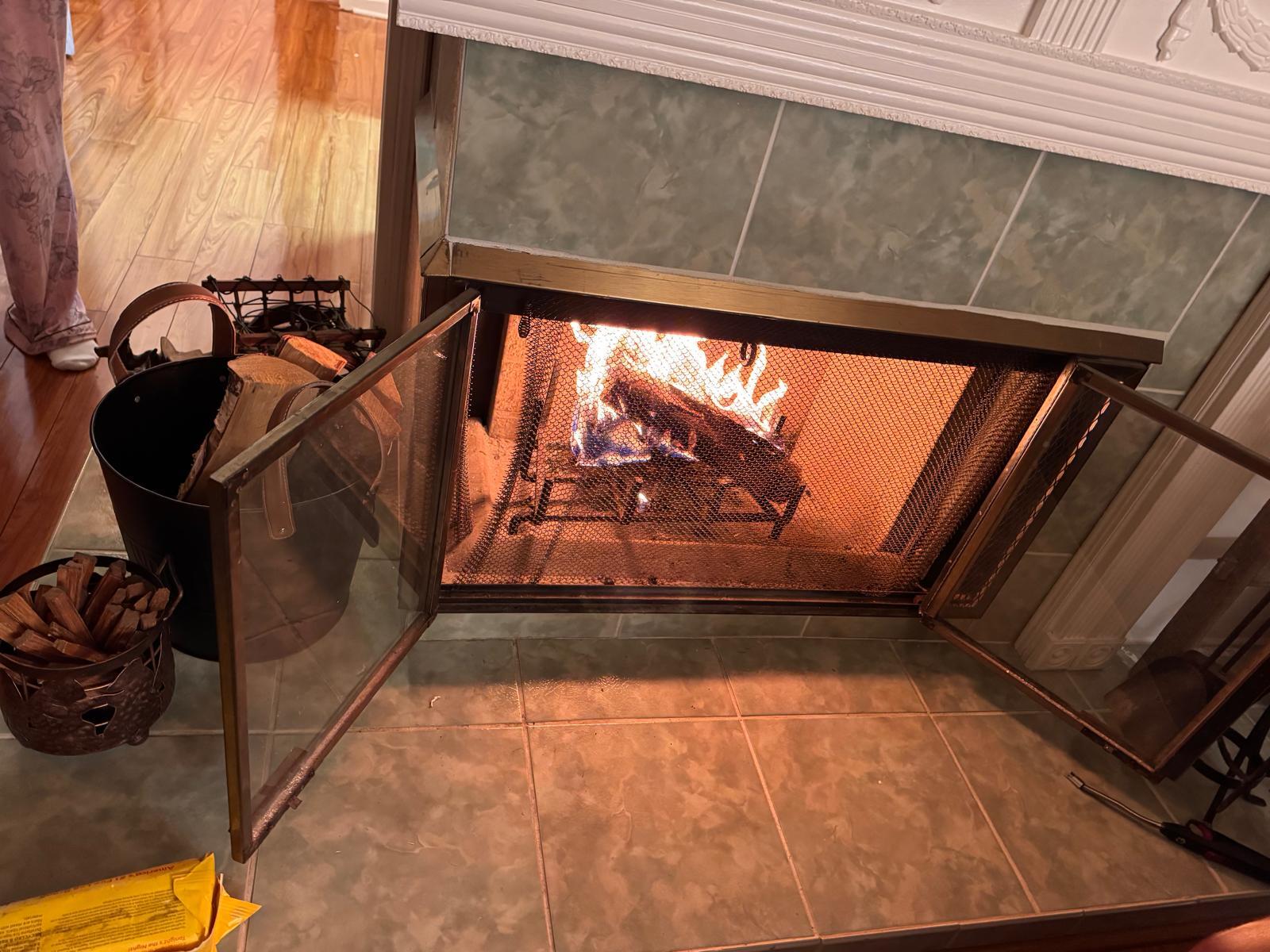 Working Fireplace - 115 Cascade Ct