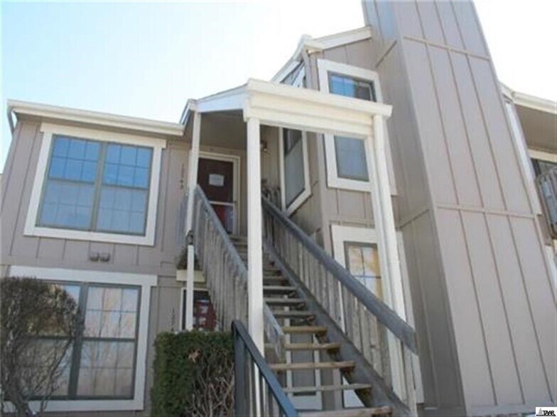 The stairway is for this unit only - 12743 W 110th Ter