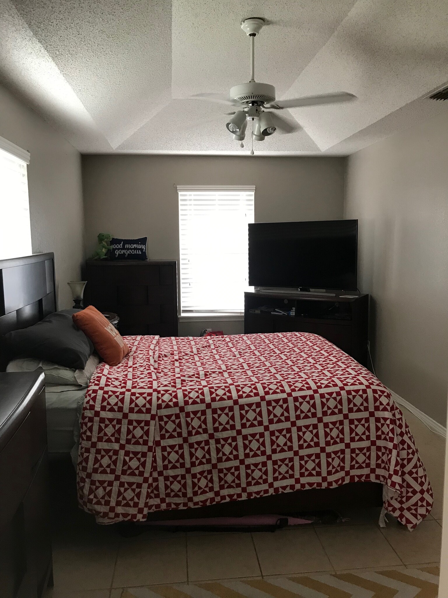 Bedroom with example furniture - 1801 Lexington Circle