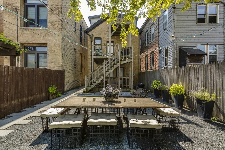 Yard from rear - 1804 W Superior St