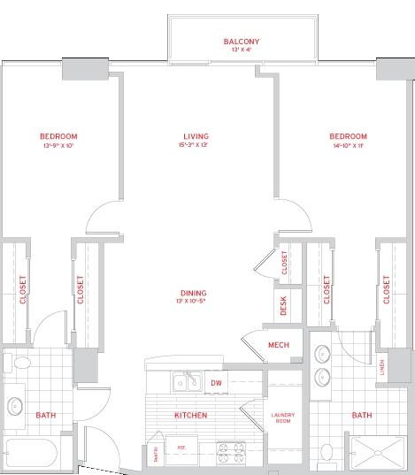 2BR/2BA - Solaire at the Plaza