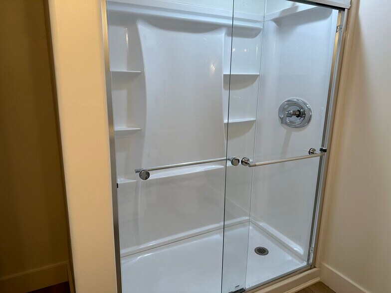 New walk in shower - 308 Hillside Cir