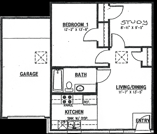 2BR/1BA - Greentree Village Apartments