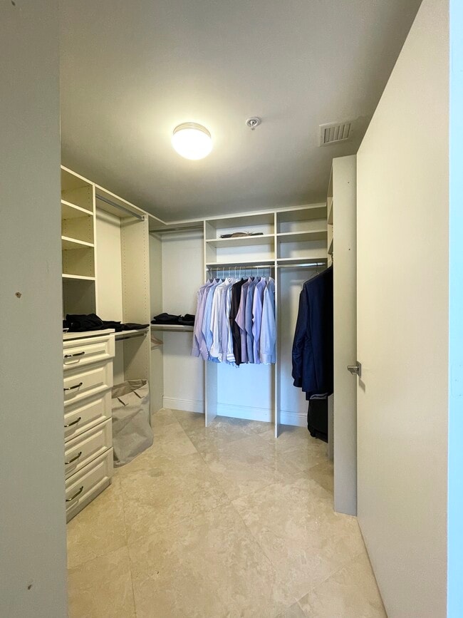 Master Bedroom Walk-in Closet - 333 Las Olas Way