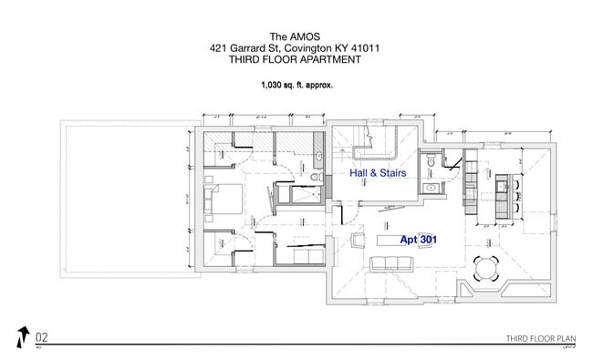 Floor Plan 301 - The Amos
