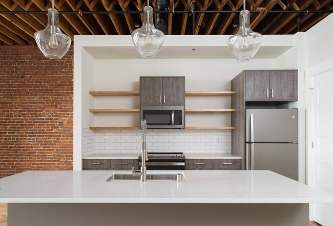 Kitchen - The Genesee Luxury Downtown Lofts