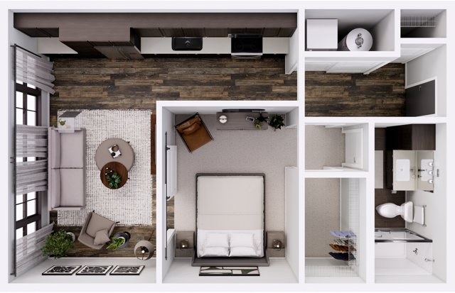 Foundry 0A Floor plan - Foundry at Jeffrey Park