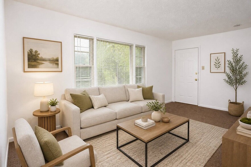 Living Area - 1901 Apartments