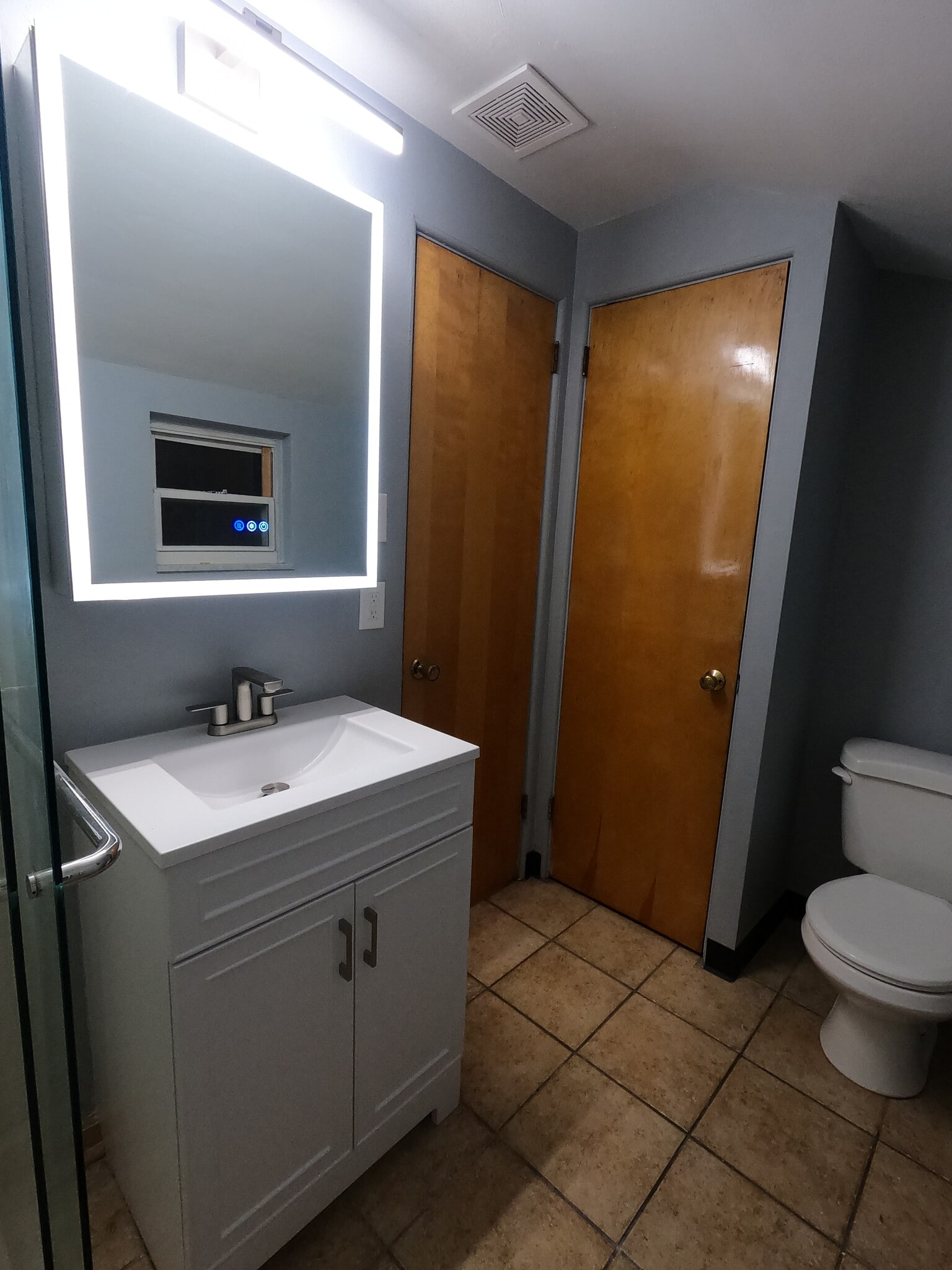 Bathroom door on left, closet door on right - 1714 Fair Acres Ave