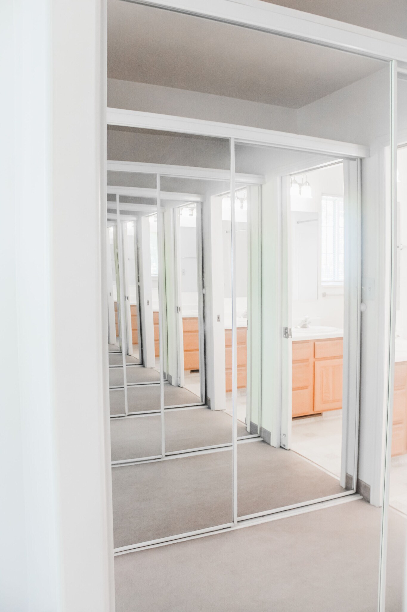 Mirror closets in master bedroom - 4117 W 475 N