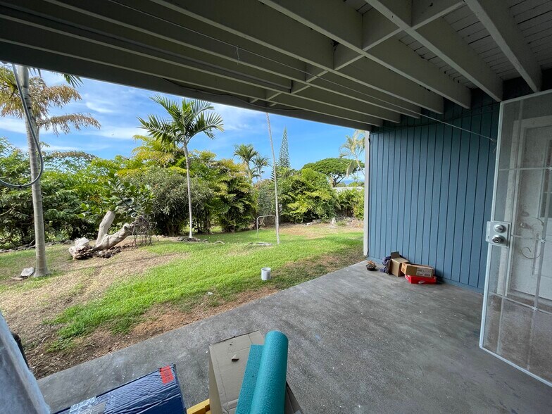 Ground Floor - Lanai and Backyard - 75-5810 Olua Plz