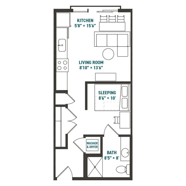 Stellar Studio Plus 503 - Northside Apartments