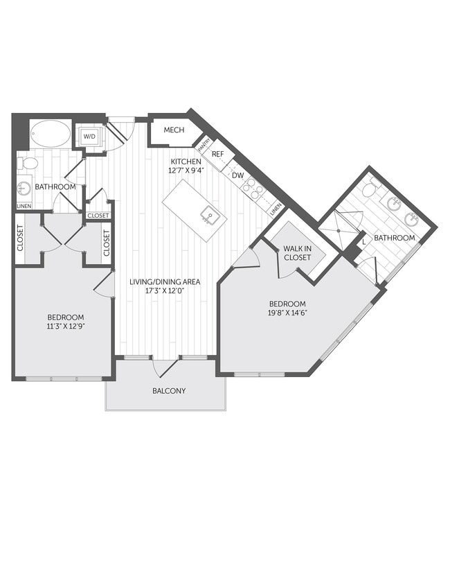 Floorplan - Windsor Marina Bay Apartments