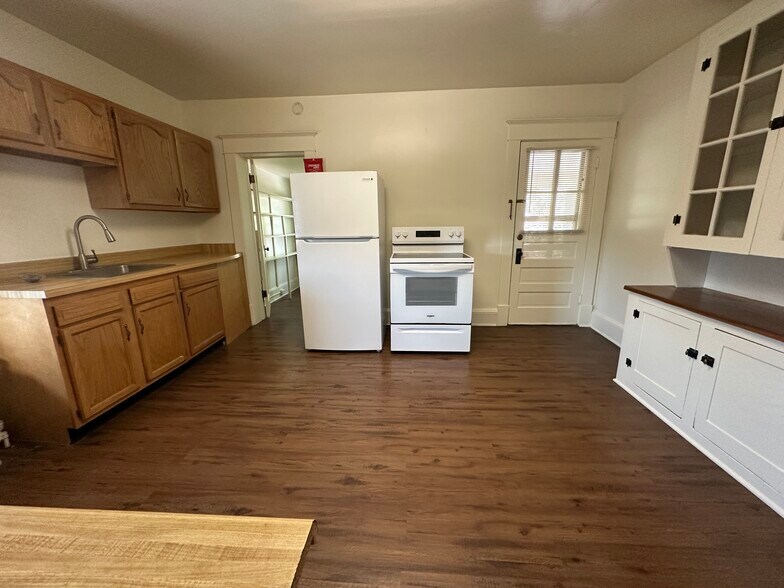Kitchen with attached Pantry, Rear Entrance to deck - 21 N Braddock St