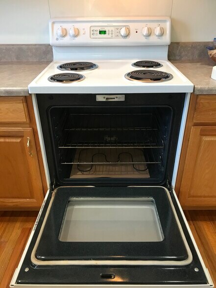 Clean Stove with washable liner paper - 1619 Cedar Rock Church Rd