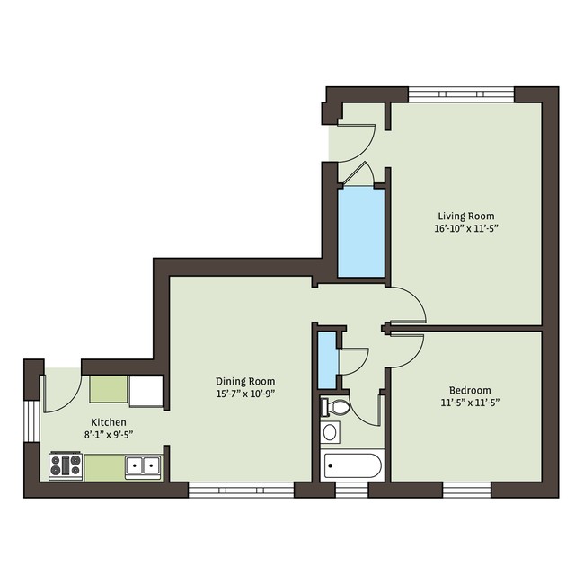 Floorplan - 5415 S. Woodlawn Avenue