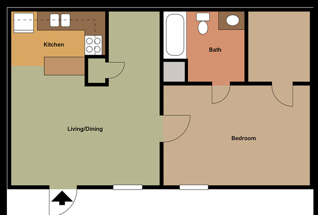 Floorplan - Shady Oaks Apartments